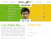 Tablet Screenshot of prabaldey.com